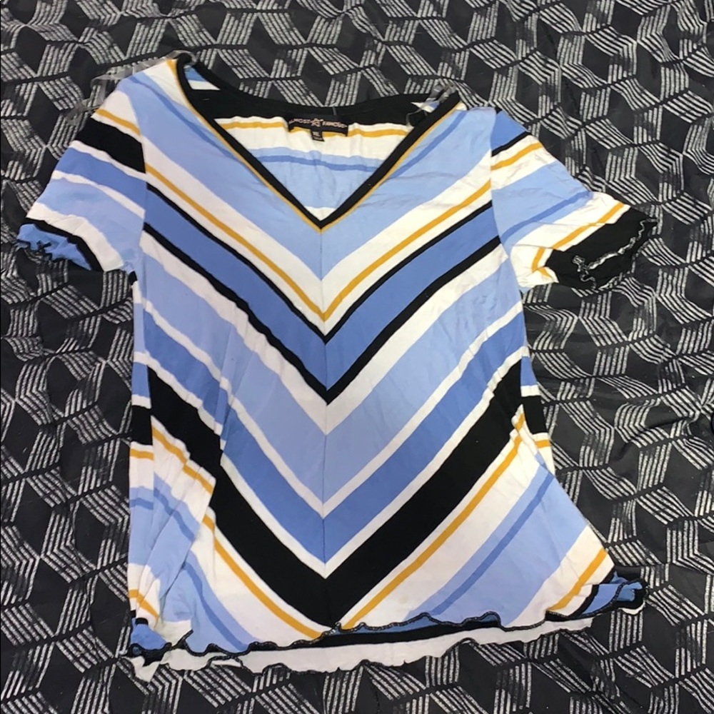 Blue chevron shirt